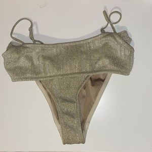 Triangl Mica Gold Bikini Set